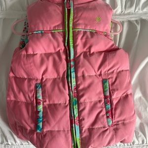 EUC Lilly Pulitzer Size 4 Girls Reversible Vest
